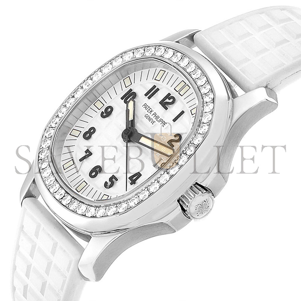 PATEK PHILIPPE AQUANAUT QUARTZ STEEL WHITE DIAL 5067A-011